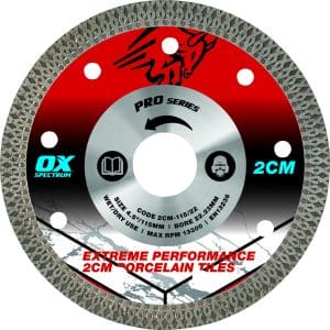 Pro 2CM Porcelain Cutting Blade - 115/22.23mm