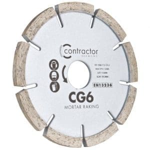 Contractor Diamond Blade - Mortar Raking - 115/22.23mm
