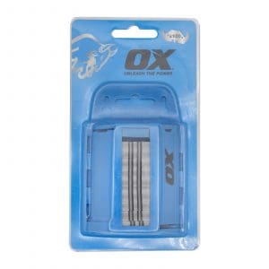 OX Pro 100 Pack Heavy Duty Hooked Knife Blades & Dispenser