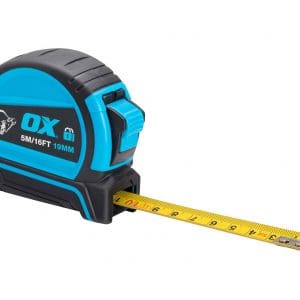 OX Pro Dual Auto Lock Tape Measure - 5m