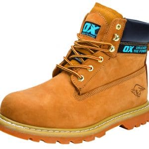 OX Honey Nubuck Safety Boot  - Size 12