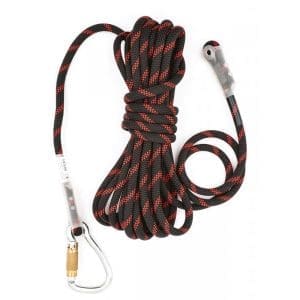 Semi Static Rope inc Fall Arrest & Auto Caribiner - 10m