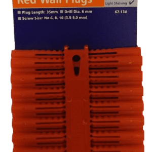 red rawl plugs